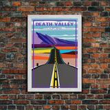 Death Valley, California Wall Art, America Travel Poster, Travel Wall Print, Travel Poster, Travel Wall Art, Canvas Wall Print