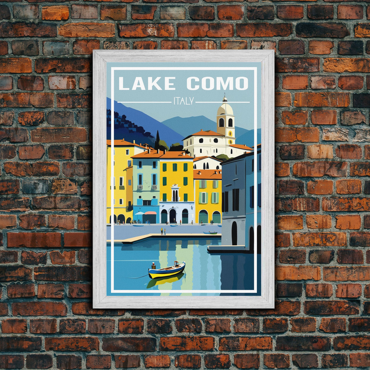 Lake Como Wall Print, Italy Poster, Italy Wall Art, Europe Poster, Travel Wall Print, Travel Poster, Travel Wall Art, Canvas Wall Print