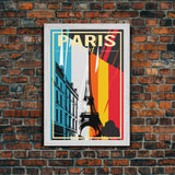 Paris Wall Art, France Poster, Europe Wall Print, Paris Print, Travel Wall Print, Travel Poster, Travel Wall Art, Canvas Wall Print