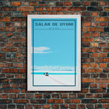 Salar De Uyuni Wall Art, Bolivia Poster, South America Wall Print, Travel Wall Print, Travel Poster, Travel Wall Art, Canvas Wall Print