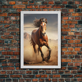 Horse Portrait, Animal Wall Art, Horse Canvas, Canvas Print, Wall Art, Vertical Print, Farmhouse Wall Art, Anniversary Gift, Ranch Decor