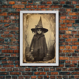 Witch Wall Decor, Dark Fantasy, Halloween Wall Art, Horror Decor, Spooky Art, Canvas Print, Wall Art, Vertical Print, Home Decor, Wall Decor