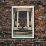 Abandoned House, Haunted House, Halloween Wall Art, Canvas Print, Wall Hanging, Portrait Art, Horror Home Decor, Spooky Art Print, Dark Art