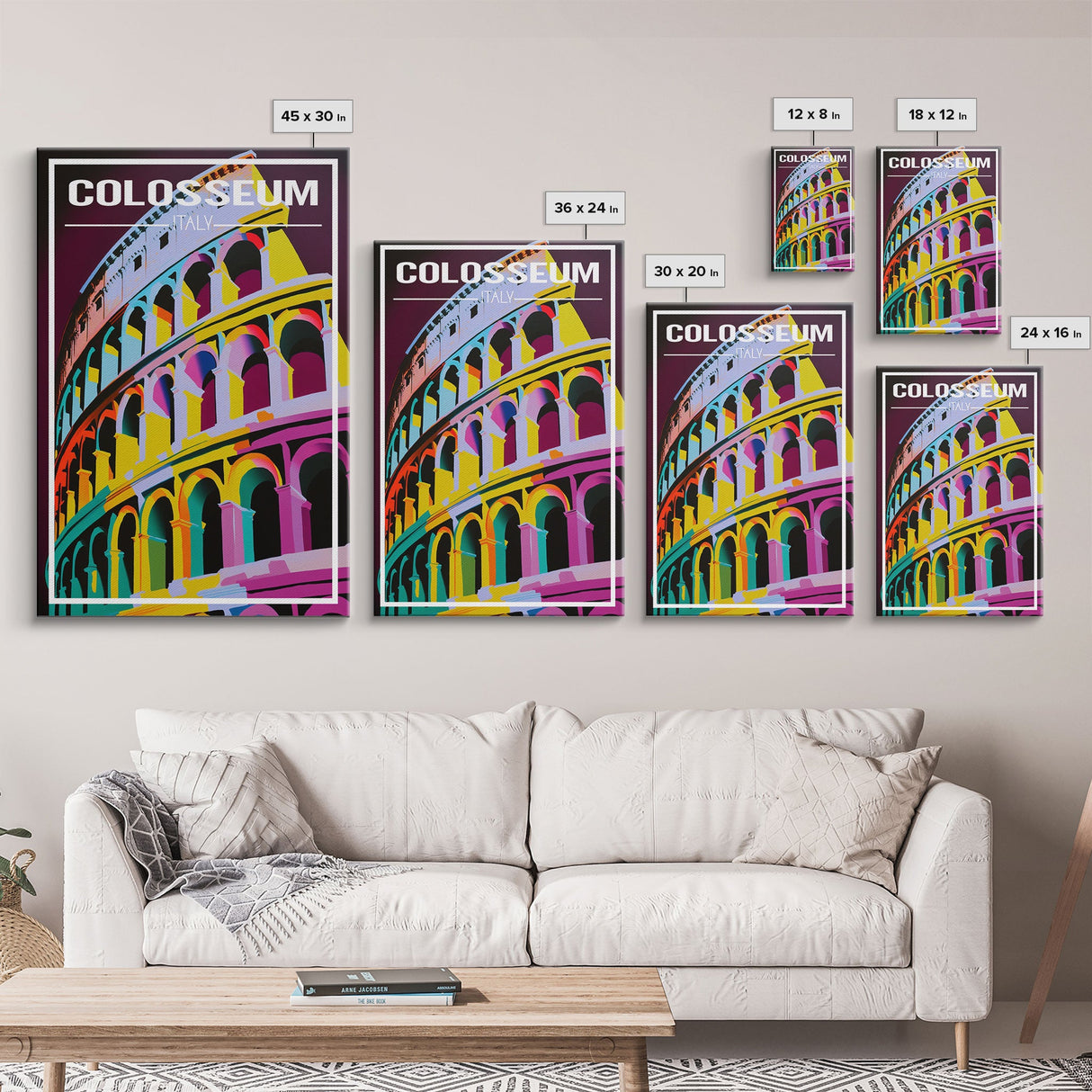 Colosseum, Rome Wall Art, Italy Travel Poster, Europe Wall Art, Travel Wall Print, Travel Poster, Travel Wall Art, Canvas Wall Print