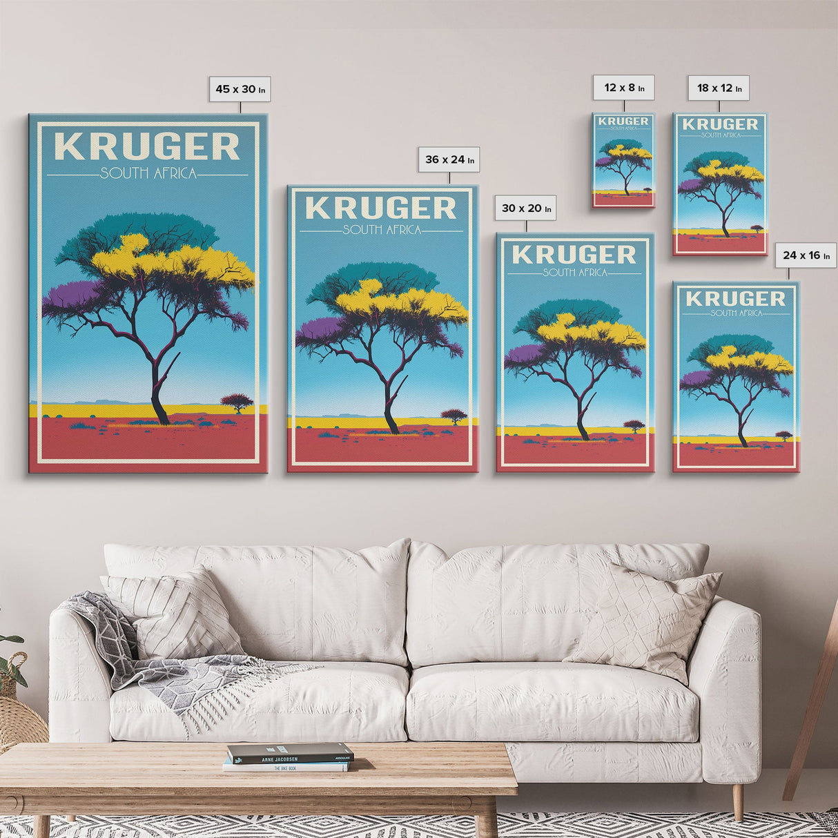 Kruger National Park Wall Art, South Africa Poster, African Wall Art, Travel Wall Print, Travel Poster, Travel Wall Art, Canvas Wall Print