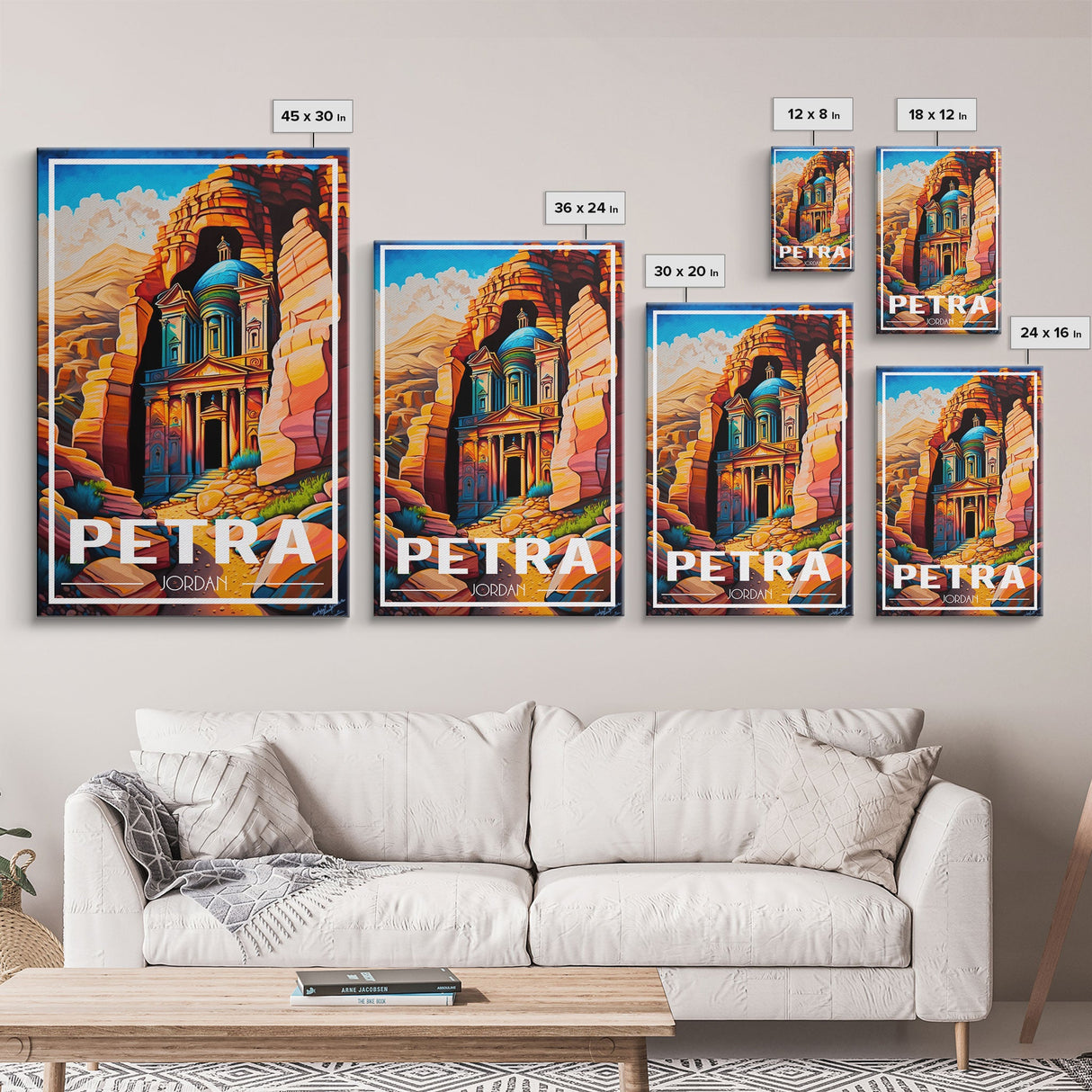 Petra Wall Art, Jordan Wall Poster, Asia Wall Art, Rose City, Travel Wall Print, Travel Poster, Travel Wall Art, Canvas Wall Print