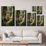 Deer Wall Art, Animal Wall Art, Wildlife Art, Canvas Print, Wall Art, Vertical Art, Country Home Decor, New Home Gift Ideas, RV Wall Decor