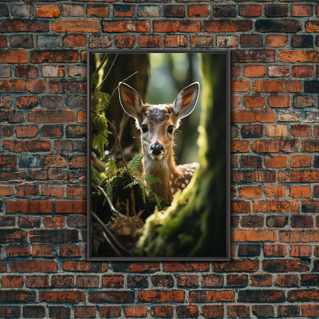 Deer Wall Art, Animal Wall Art, Wildlife Art, Canvas Print, Wall Art, Vertical Art, Country Home Decor, New Home Gift Ideas, RV Wall Decor