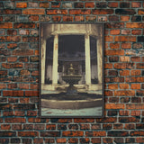 Abandoned House, Haunted House, Halloween Wall Art, Canvas Print, Wall Hanging, Portrait Art, Horror Home Decor, Spooky Art Print, Dark Art