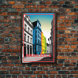 Belgium, Brussels, European Wall Art, City Wall Art, Travel Wall Print, Travel Poster, Travel Artwork, Travel Wall Art, Canvas Wall Print