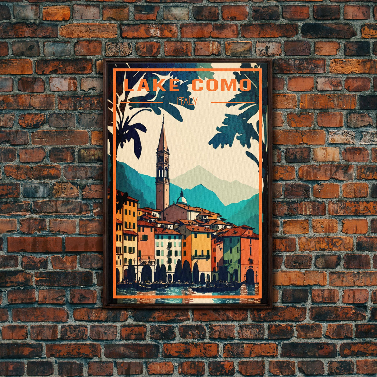 Italy Wall Art, Italy Print, Lake Como, Italy Poster, Travel Wall Print, Travel Poster, Travel Artwork, Wall Poster, Canvas Wall Print