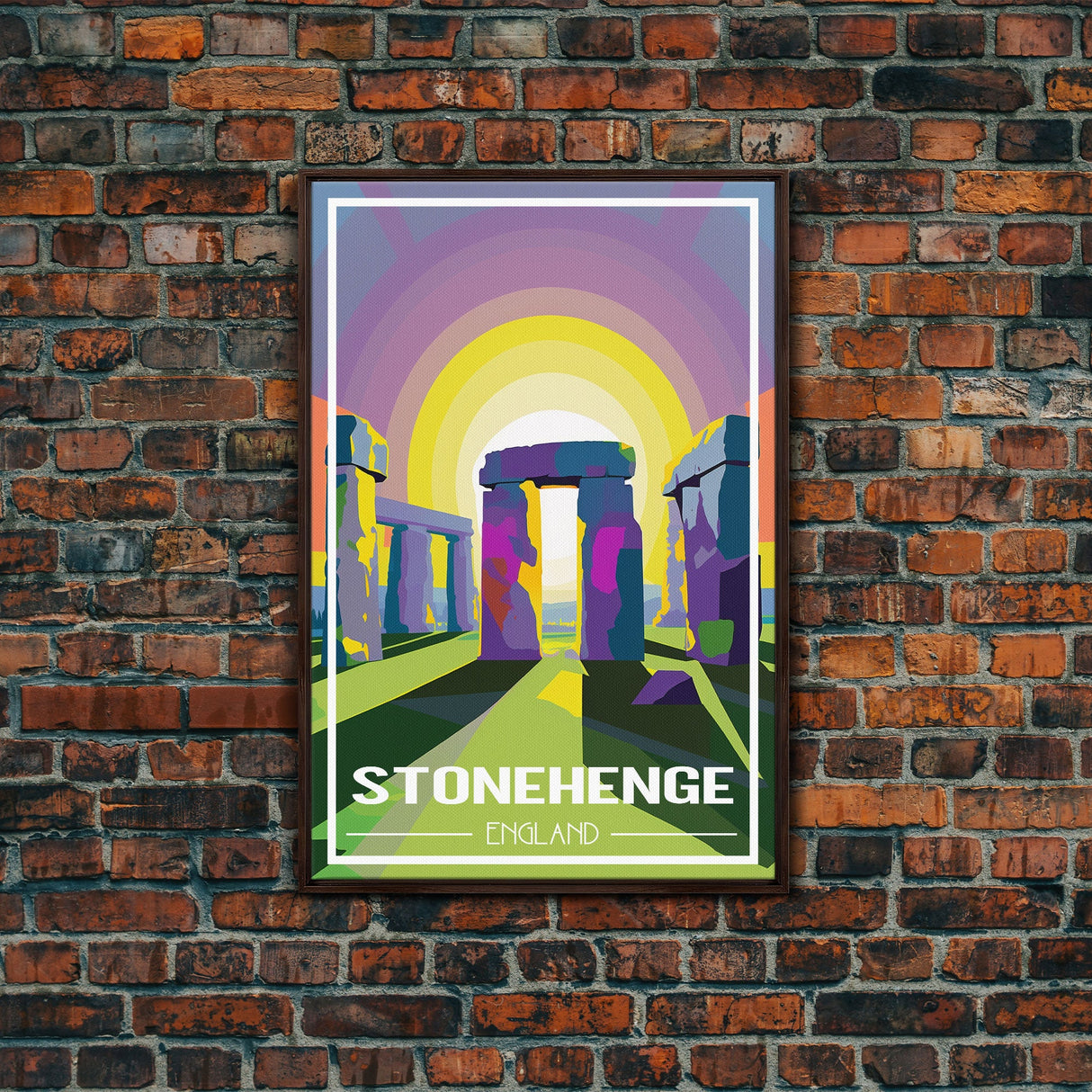 England Wall Art, Stonehenge Poster, Europe Wall Print, England Poster, Travel Wall Print, Travel Poster, Travel Wall Art, Canvas Wall Print