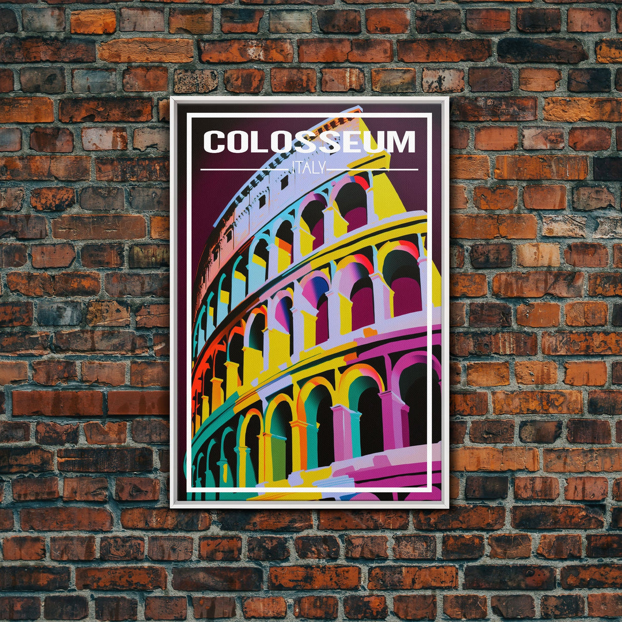 Colosseum, Rome Wall Art, Italy Travel Poster, Europe Wall Art, Travel Wall Print, Travel Poster, Travel Wall Art, Canvas Wall Print