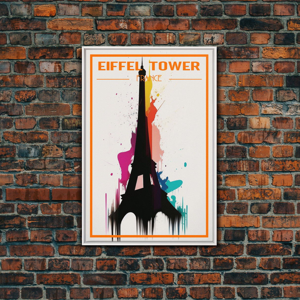 France Travel Poster, Eiffel Tower Wall Art, Paris, Europe Wall Art, Travel Wall Print, Travel Poster, Travel Wall Art, Canvas Wall Print