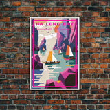 Ha Long Bay Poster, Vietnam Wall Art, Asia Wall Poster, Travel Wall Print, Travel Poster, Travel Wall Art, Canvas Wall Print