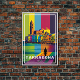 Tarragona Wall Art, Spain Poster, Catalonia Wall Art, Europe Art Print, Travel Wall Print, Travel Poster, Travel Wall Art, Canvas Wall Print