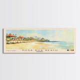 Nusa Dua Beach, Indonesia Watercolor Beach Print, Vacation Gift, Indonesia Wall Art, Beach Painting, Beach Decor, Beach Painting