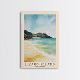 Lizard Island, Australia Watercolor Beach Print, Vacation Gift, Australia Wall Art, Beach Painting, Beach Decor, Beach Painting