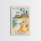 Passikuda, Sri Lanka Watercolor Beach Print, Vacation Gift, Sri Lanka Wall Art, Beach Painting, Beach Decor, Beach Painting