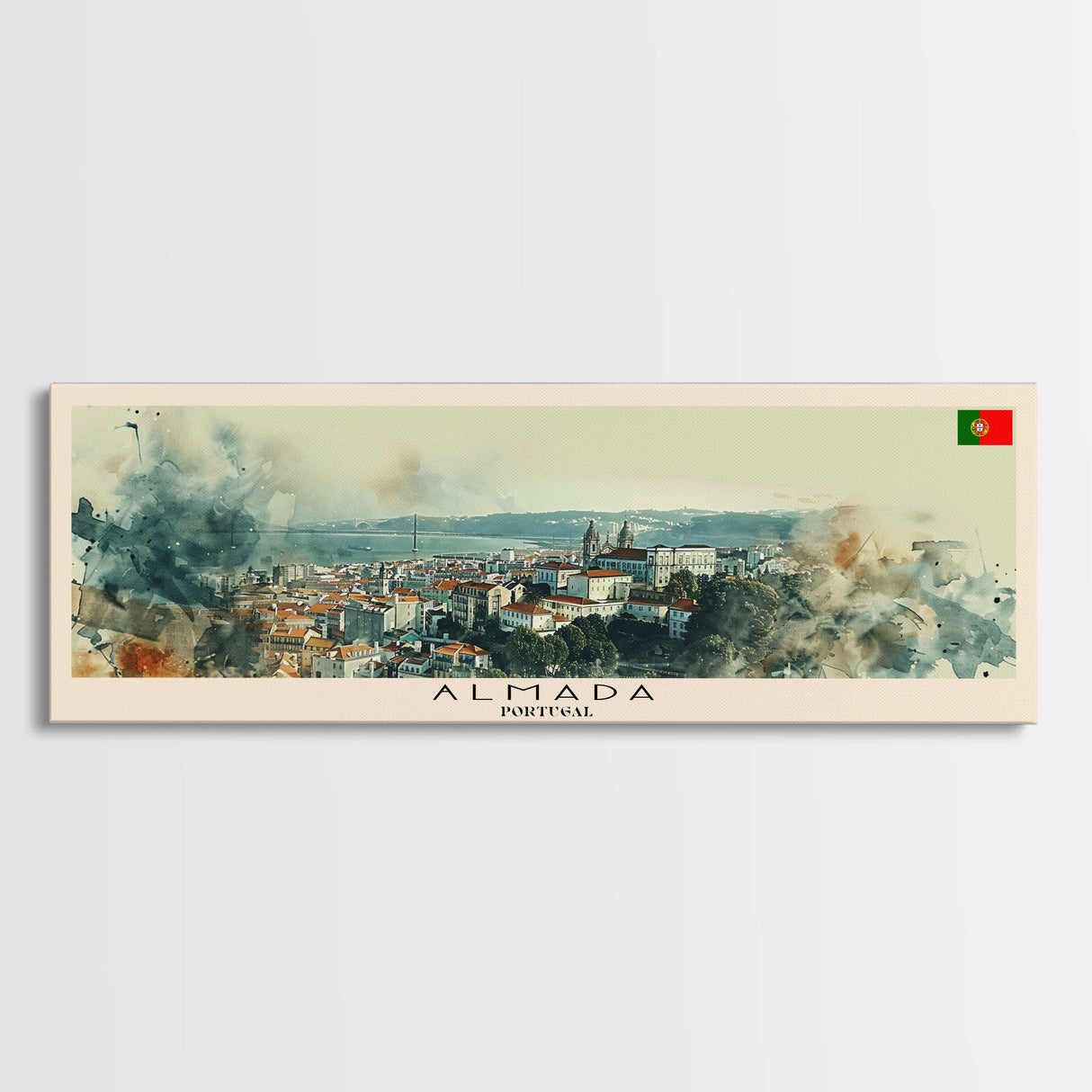 Alicante Spain Travel Art, City Art, Framed Canvas Print or Metal Wall Art, Europe Travel Poster, Panoramic Wall Art, Extra Wide Wall Art