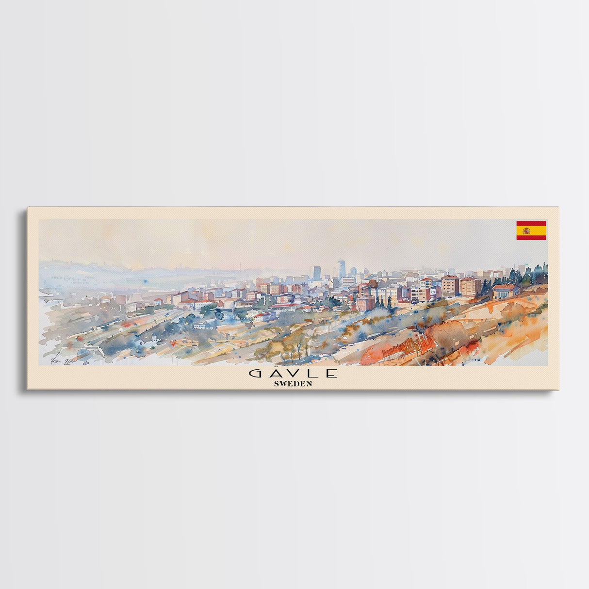 Gaziantep Turkey Wall Art, Panoramic Travel Poster, Panoramic Framed Canvas Print, City Wall Art, Wall Hanging Home Decor, Travel Art