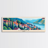 Loznica Serbia Wall Art, Panoramic Travel Poster, Panoramic Framed Canvas Print, City Wall Art, Wall Hanging Home Decor, Travel Art