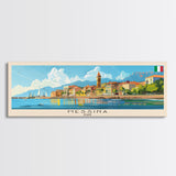 Messina Italy Travel Print Wall Art, Panoramic City Art, Travel Art, Wall Decor, Vacation Gift, Framed Canvas Print Or Metal Art