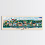 Smolensk Russia Travel Art, City Art, Framed Canvas Print or Metal Wall Art, Europe Travel Poster, Panoramic Wall Art, Extra Wide Wall Art