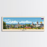 Tula Russia Travel Art, City Art, Framed Canvas Print or Metal Wall Art, Europe Travel Poster, Panoramic Wall Art, Extra Wide Wall Art