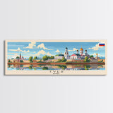 Tver Russia Travel Art, City Art, Framed Canvas Print or Metal Wall Art, Europe Travel Poster, Panoramic Wall Art, Extra Wide Wall Art