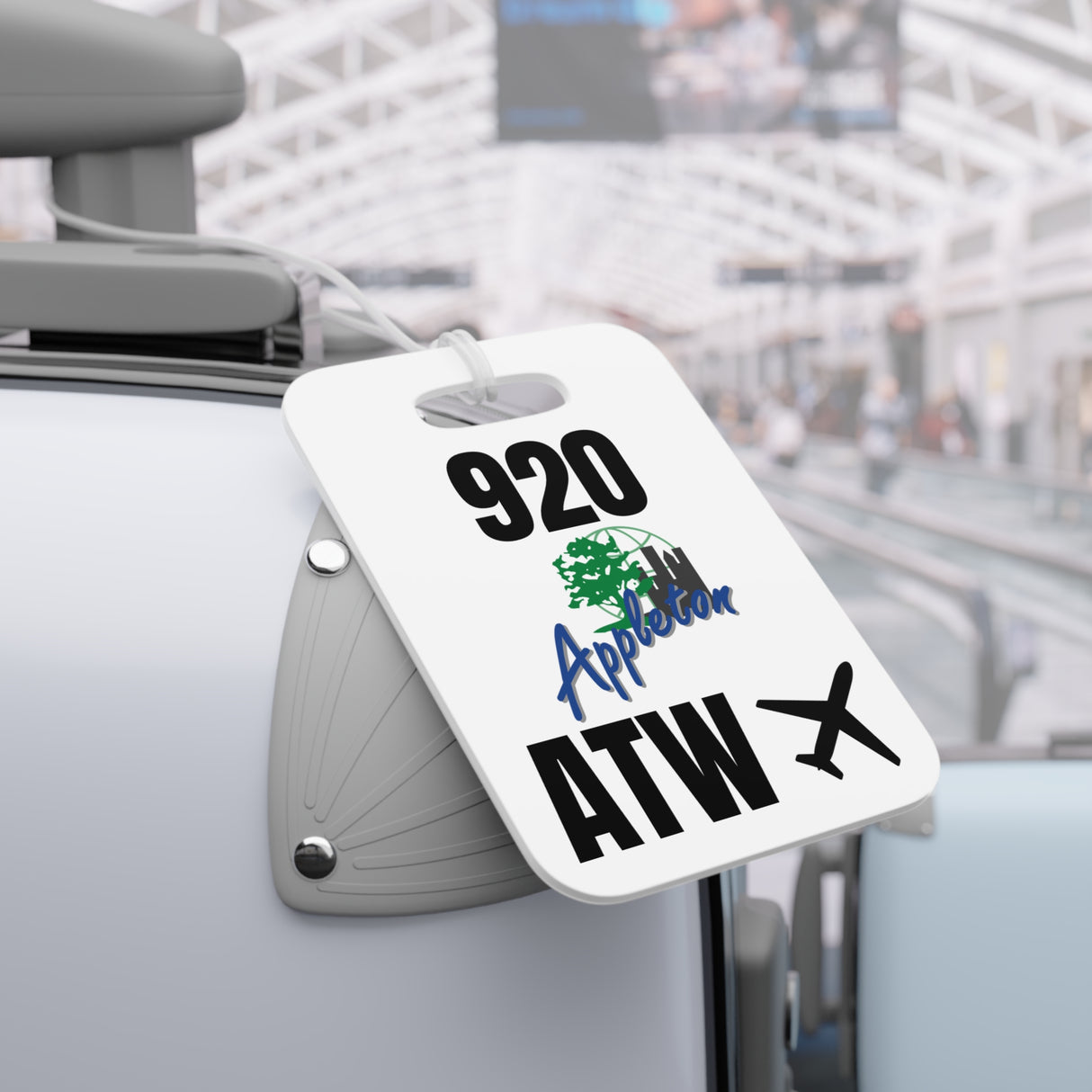 Appleton Wisconsin,  Area Code / Airport Tag for Bags and Luggage - 920 / ATW