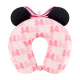 Disney Minnie Mouse Blush bows 3D ears and bow travel pillow