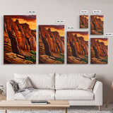 Canyon Art, River Wall Art, Landscape Wall Print, Canvas Print, Wall Art, 3 Piece Wall Art, Appreciation Gift, Ranch Decor, Western Wall Art