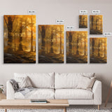 Landscape Wall Art, Fall Wall Art, Forest Print, Trees Art, Canvas Print, Wall Art, 3 Piece Wall Art, Office Wall Decor, Kitchen Wall Art