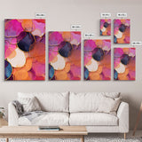 Girly Wall Art, Vibrant Wall Print, Abstract Art Print, Canvas Print, Wall Art, 3 Piece Wall Art, Living Room Prints, Office Wall Decor