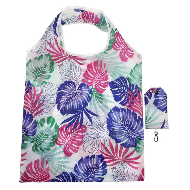 Large Foldable Packable Pocket Size Shopping Tote - Prints & Patterns