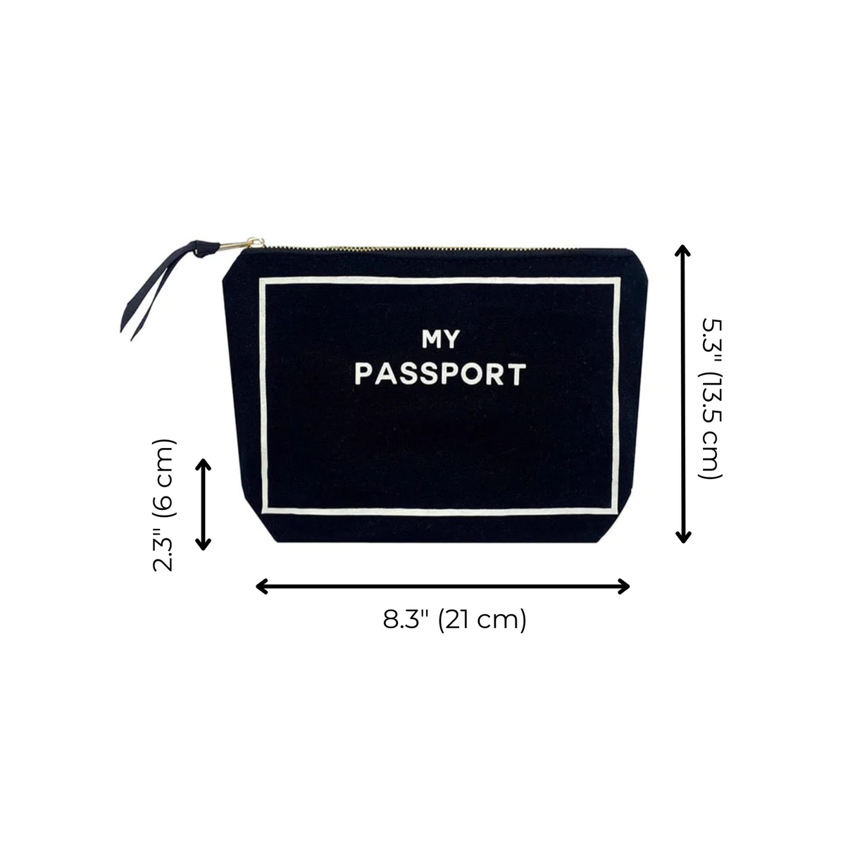 Passport Pouch, Black