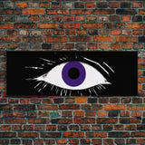 Eye Art Print, Big Eye Art, Canvas Print, Eye Canvas Art, Eye Art Original, Framed Art Print, Wall Decor, Panoramic, Wall Art, Canvas Print