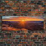 Panoramic of Canyonlands National Park, Extra Large Wall Art, Panoramic Wall Art, Panoramic Print, Landscape Photography, Landscape Print