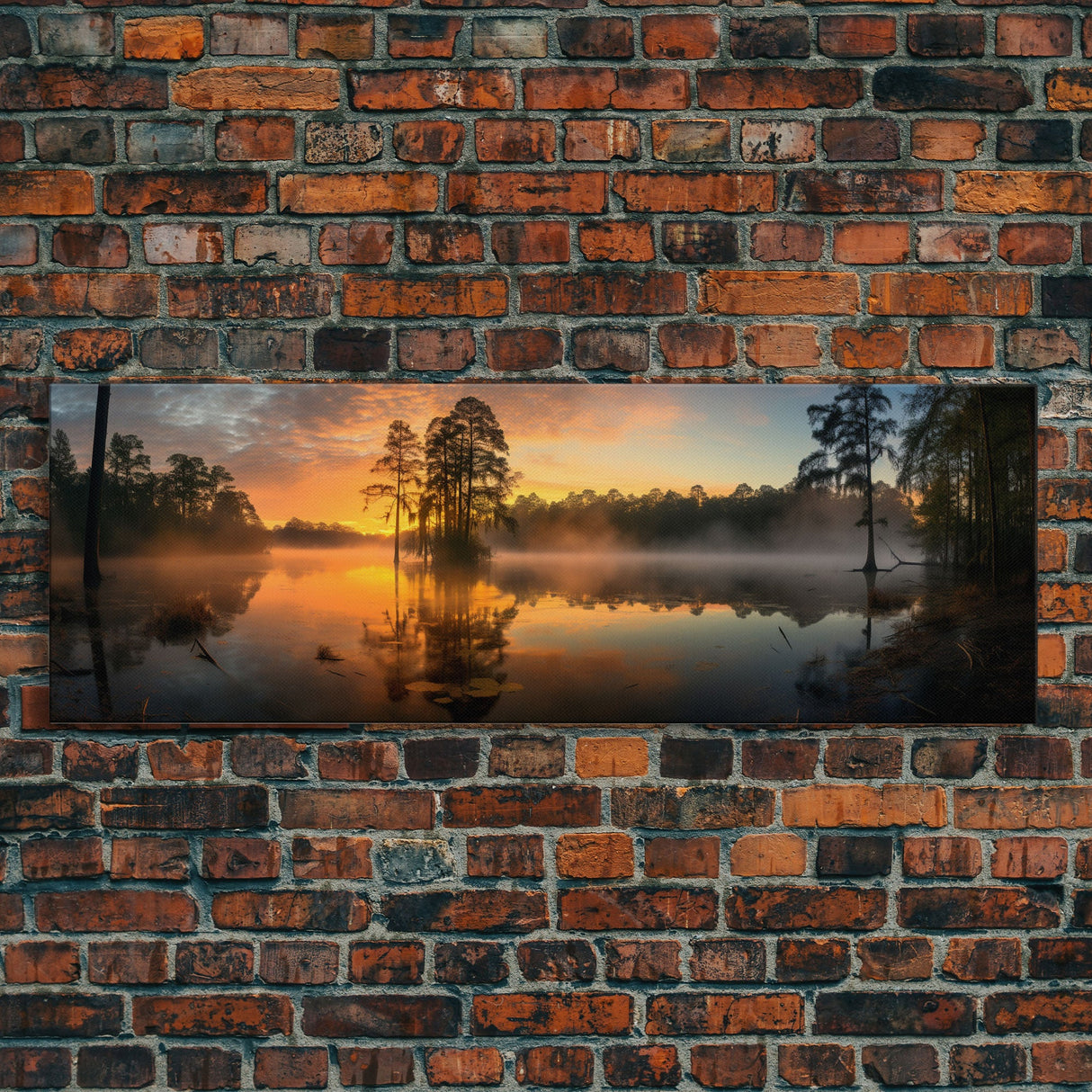 Panoramic of Congaree National Park, Extra Large Wall Art, Panoramic Wall Art, Panoramic Print, Landscape Photography, Landscape Print