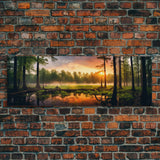 Panoramic of Congaree National Park, Extra Large Wall Art, Panoramic Wall Art, Panoramic Print, Landscape Photography, Landscape Print