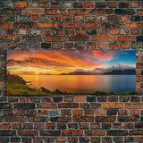 Panoramic of Costa Rica At Sunset, Extra Large Wall Art, Panoramic Wall Art, Panoramic Print, Landscape Photography, Landscape Print