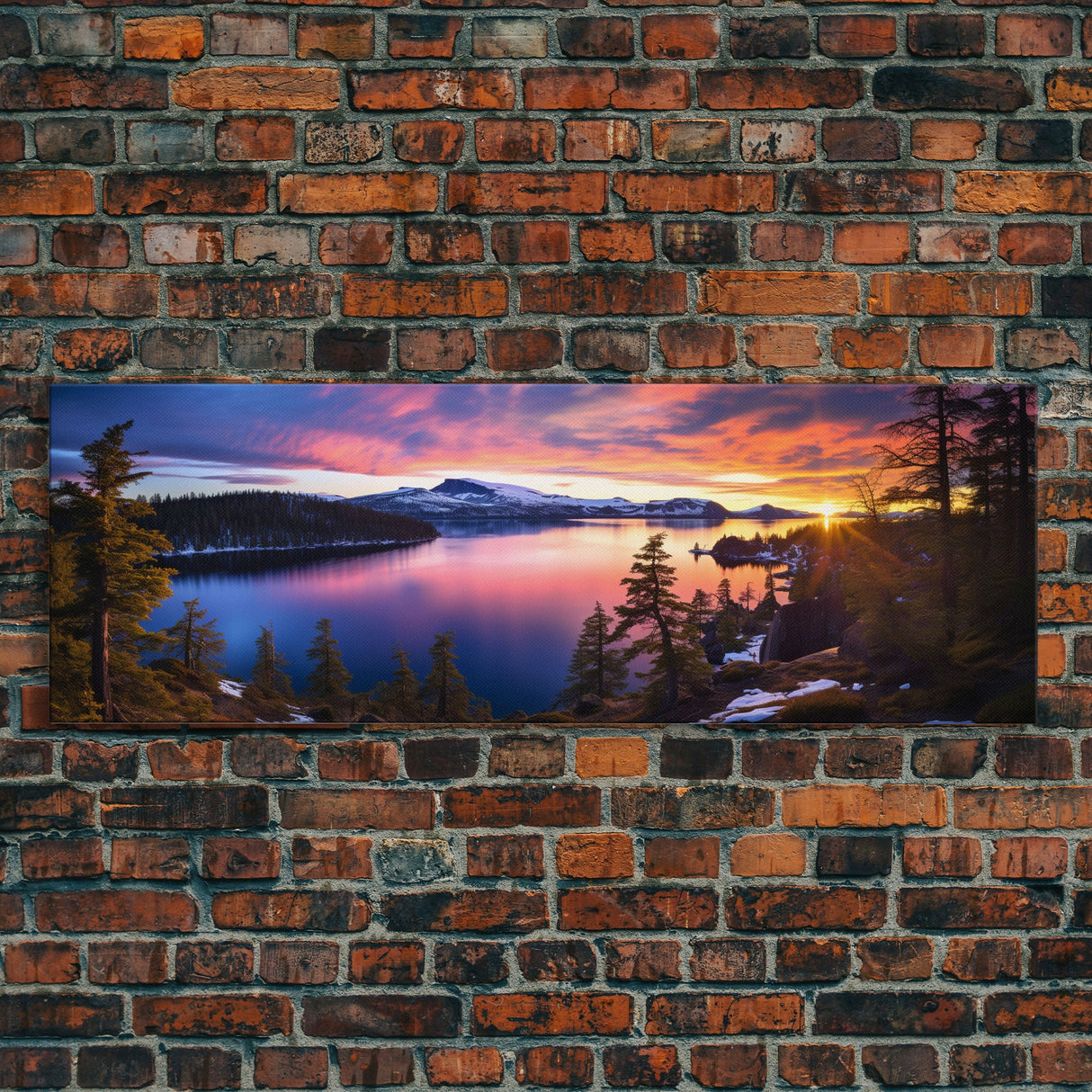 Panoramic of Crater Lake National Park, Extra Large Wall Art, Panoramic Wall Art, Panoramic Print, Landscape Photography, Landscape Print