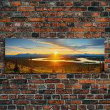 Panoramic of Denali National Park, Extra Large Wall Art, Panoramic Wall Art, Panoramic Print, Landscape Photography, Landscape Print