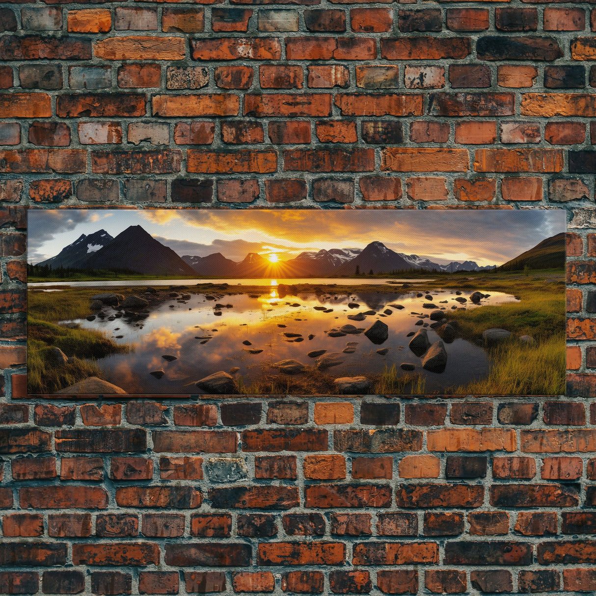 Panoramic of Gates Of The Arctic National Park , Extra Large Wall Art, Panoramic Wall Art, Panoramic Landscape Print, Landscape Photography