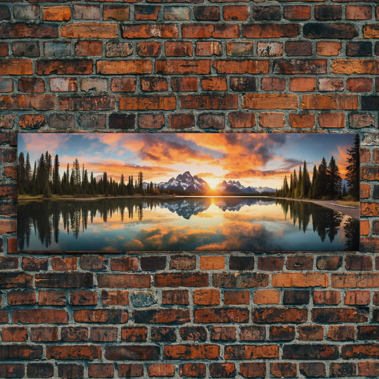 Panoramic of Grand Teton National Park, Extra Large Wall Art, Panoramic Wall Art, Panoramic Print, Landscape Photography Landscape Print