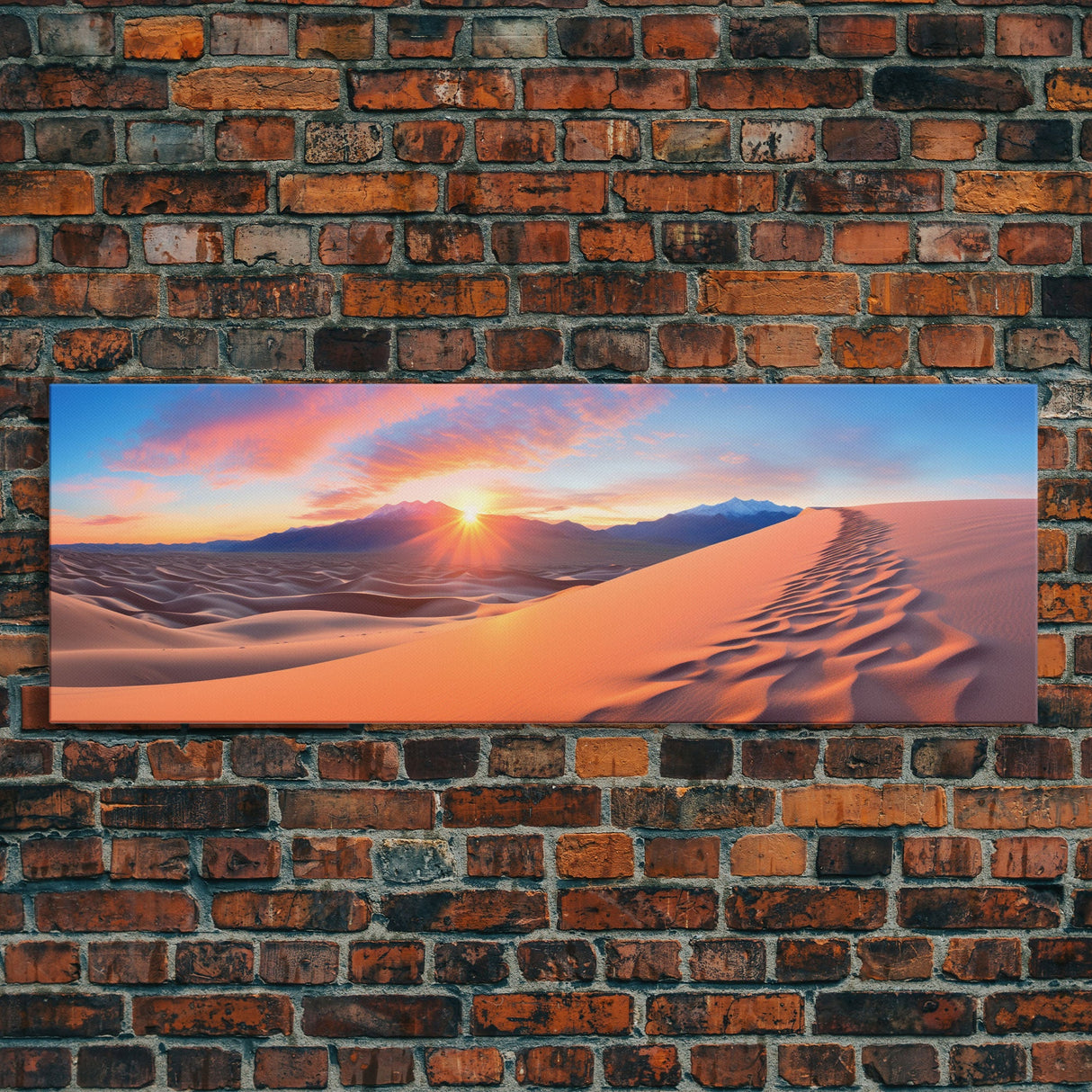 Panoramic of Great Sand Dunes National Park, Extra Large Wall Art, Panoramic Wall Art, Panoramic Landscape Print, Landscape Photography