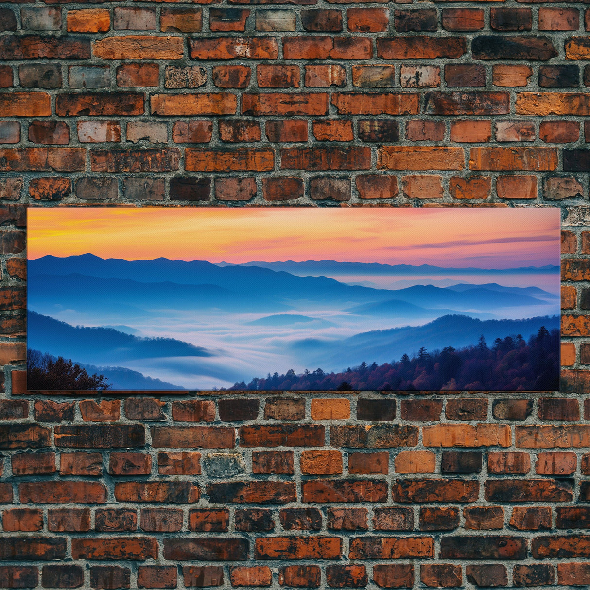 Panoramic of Great Smoky Mountains National Park, Extra Large Wall Art, Panoramic Wall Art, Panoramic Landscape Print, Landscape Photography