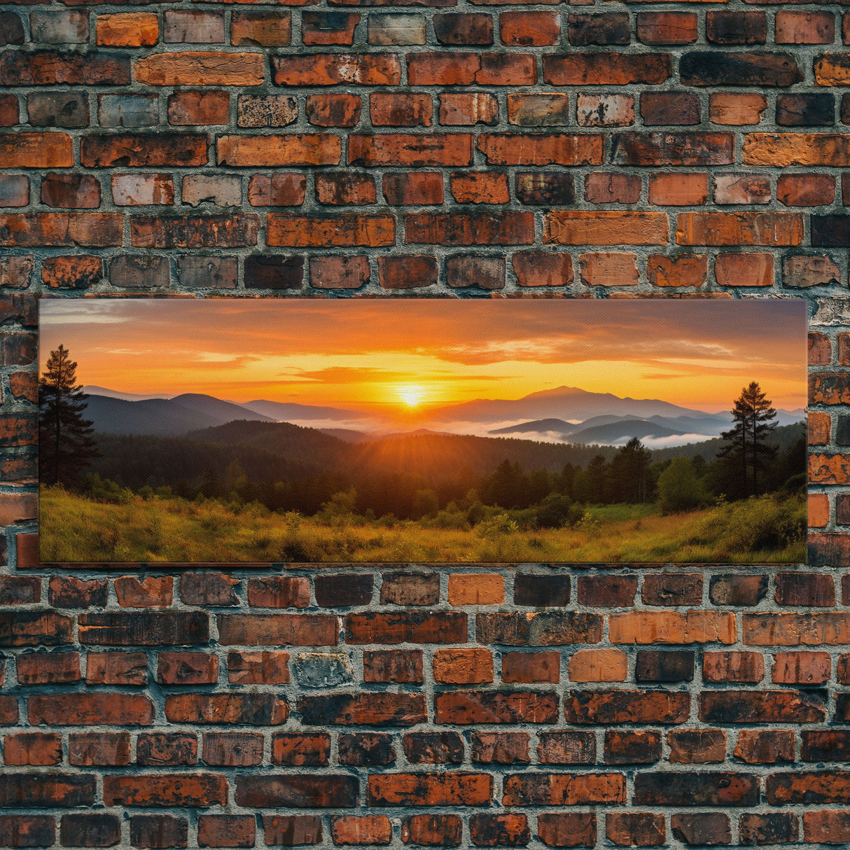 Panoramic of Great Smoky Mountains National Park, Extra Large Wall Art, Panoramic Wall Art, Panoramic Print, Landscape Photography Landscape