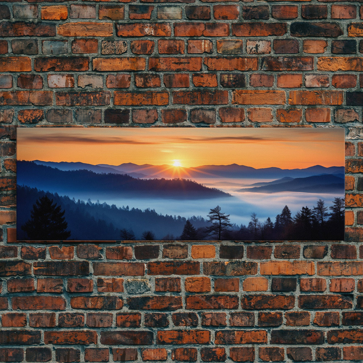 Panoramic of Great Smoky Mountains National Park, Extra Large Wall Art, Panoramic Wall Art, Panoramic Landscape Print, Landscape Photography